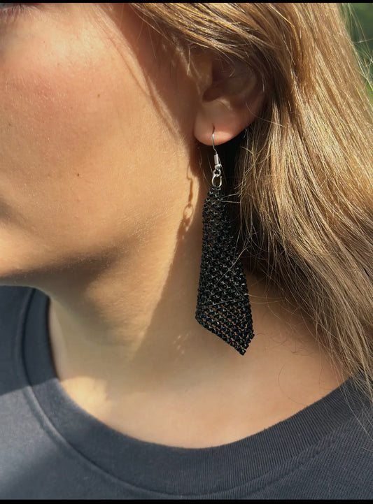 Black Dangle Earrings