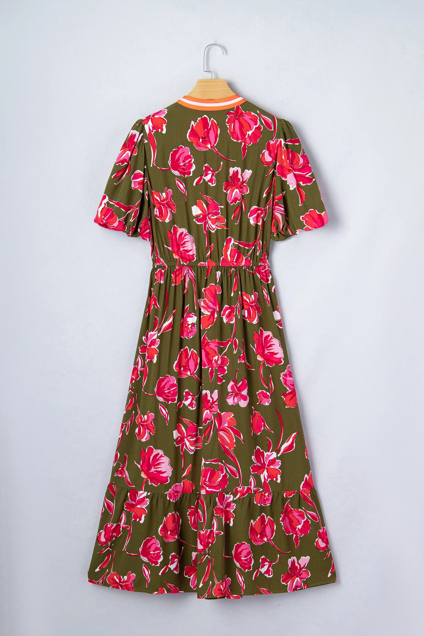 Green Floral Maxi