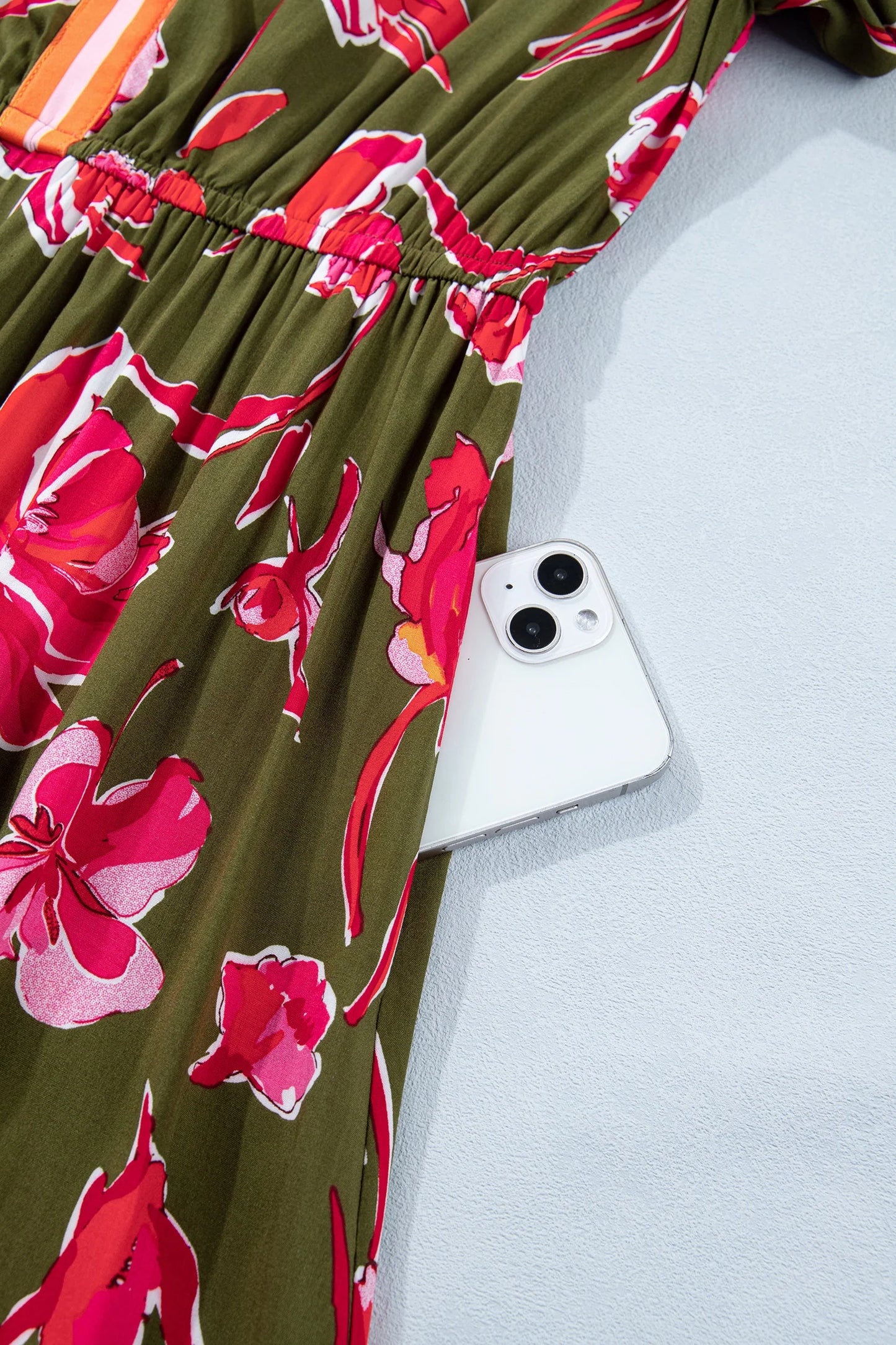 Green Floral Maxi