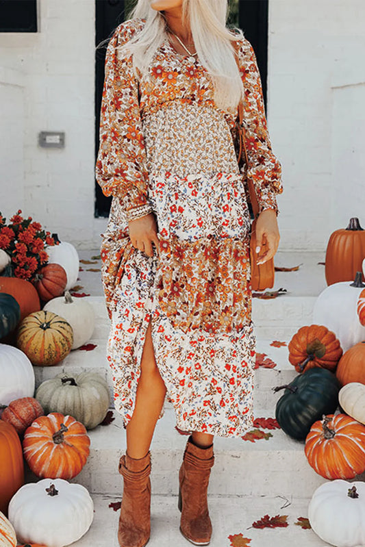Fall Floral Maxi