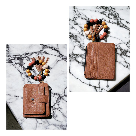 Brown Wristlet