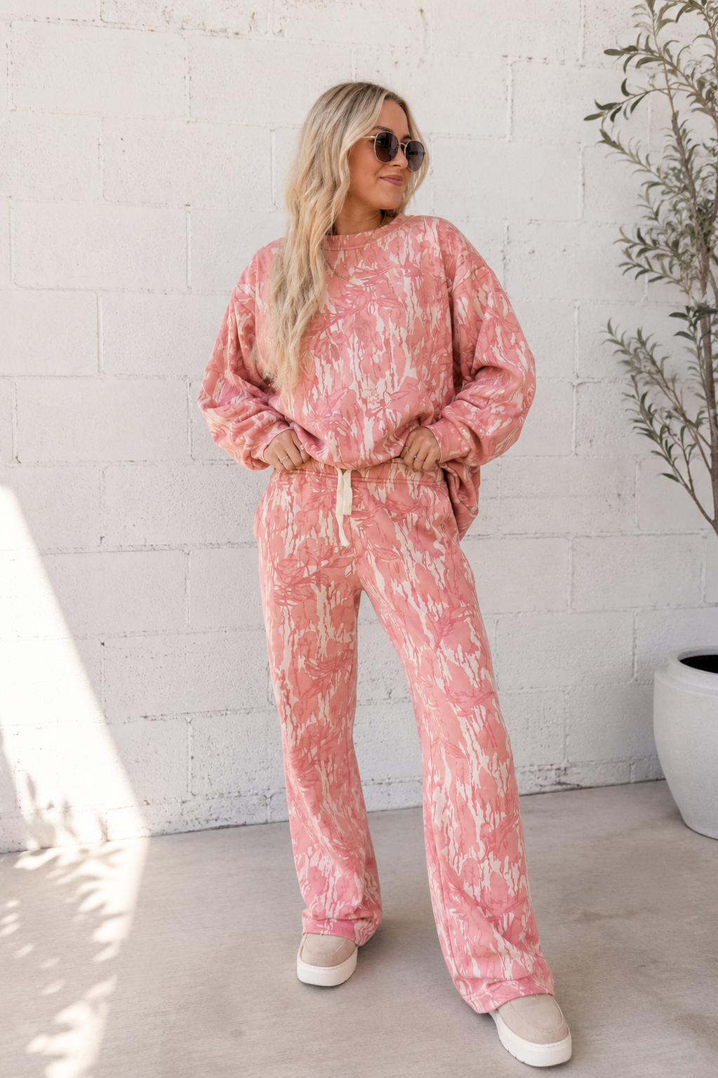 Camo Loose Pullover Set RTS