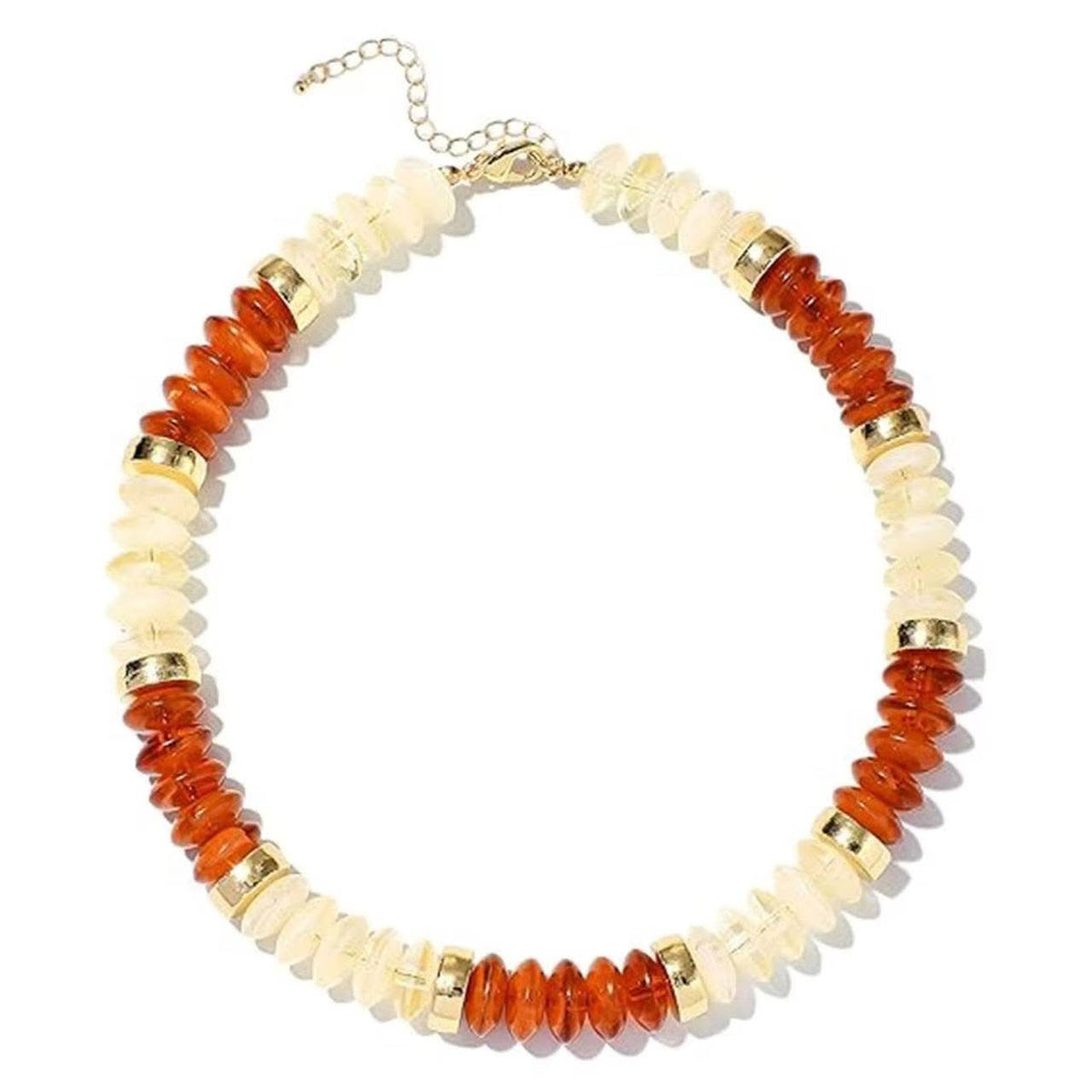 Natural Stone Beaded Necklace