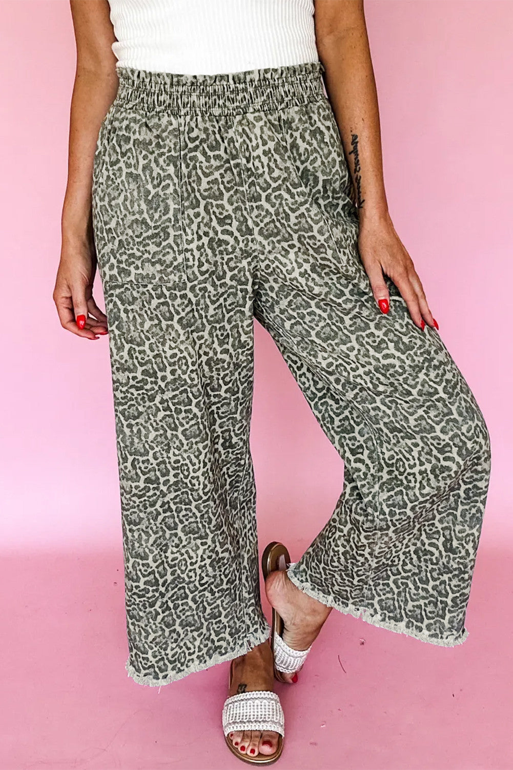 Leopard Elastic Jeans November.