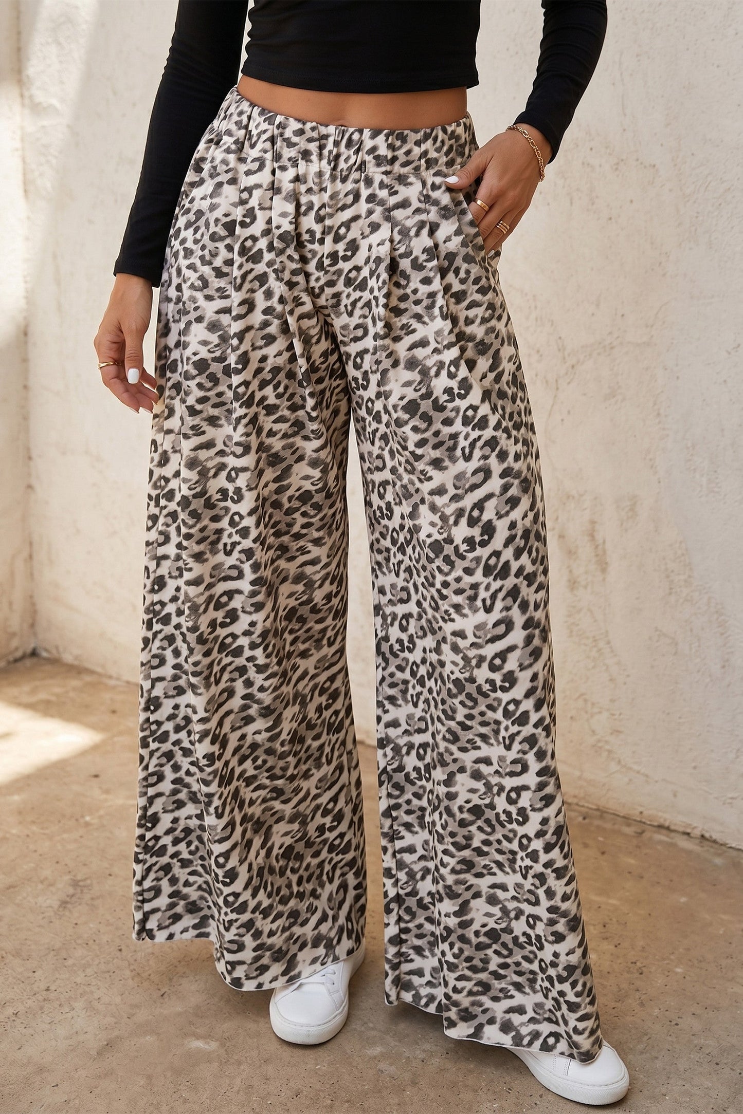 Leopard Full Length Pants