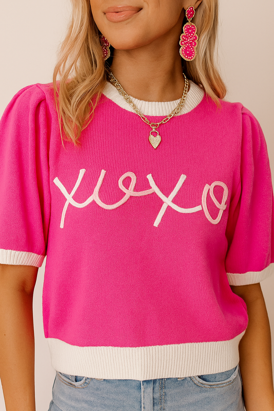 Pink XOXO Sweater November.