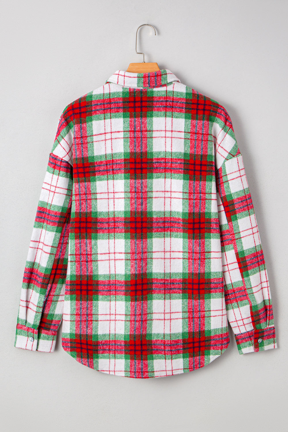 Red Plaid Flannel Jacket RTS