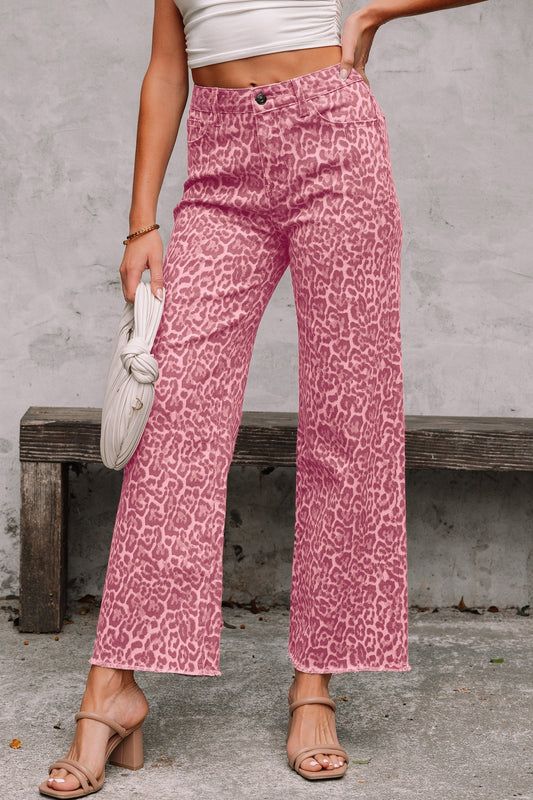 Rose Leopard Jeans LT