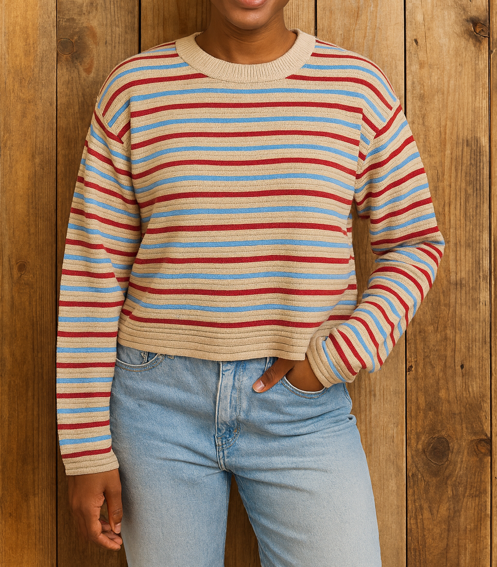 Stripe Fall Sweater LT