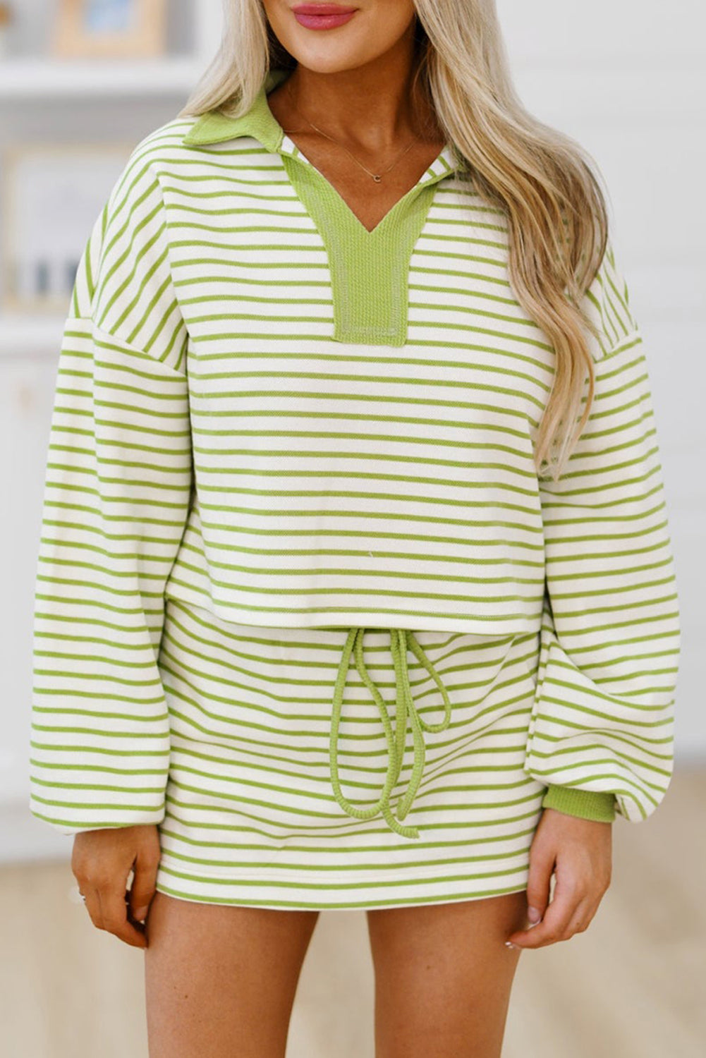 Stripe Skort Outfit FB