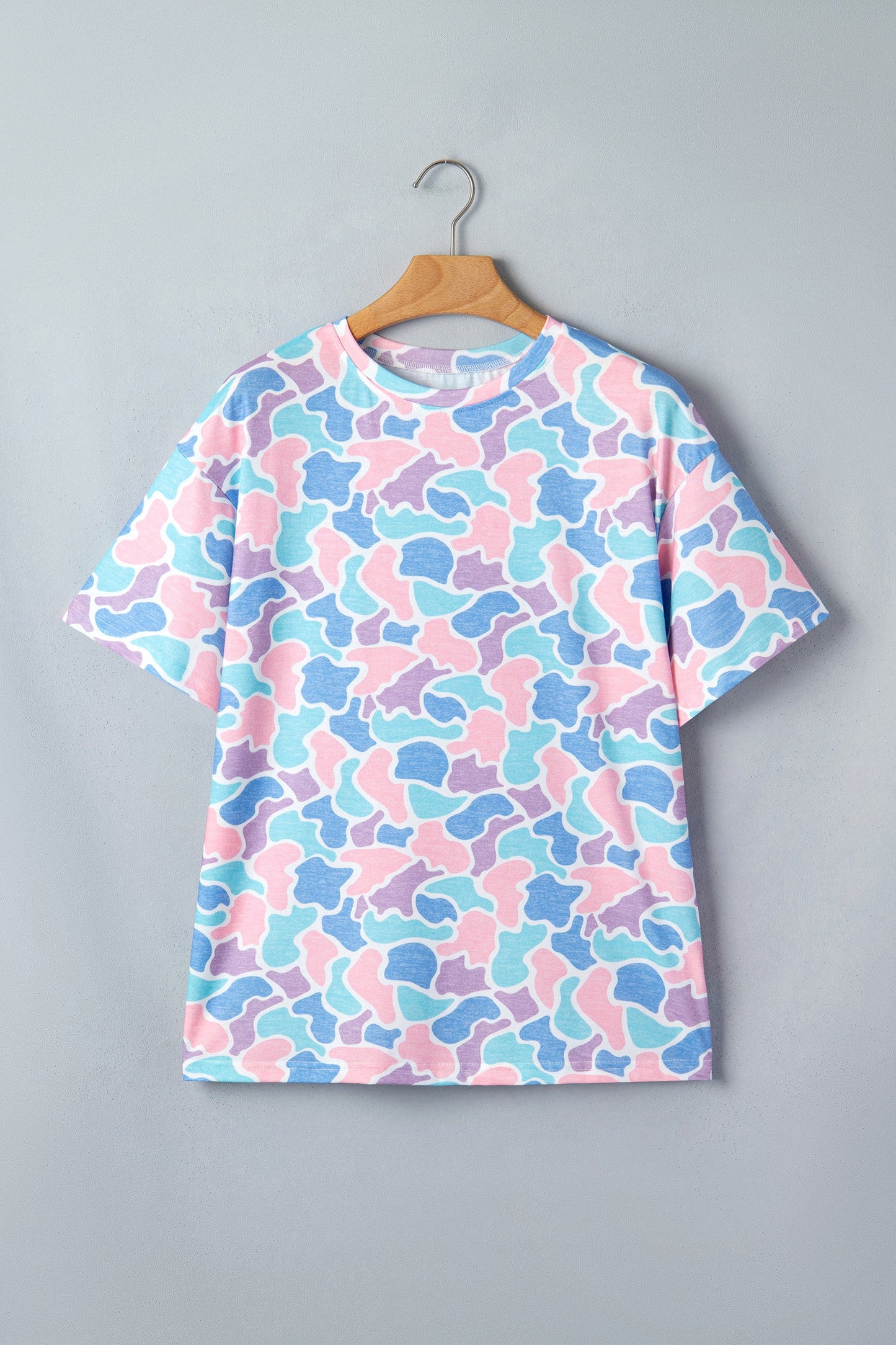 Camo Preppy Tunic Top