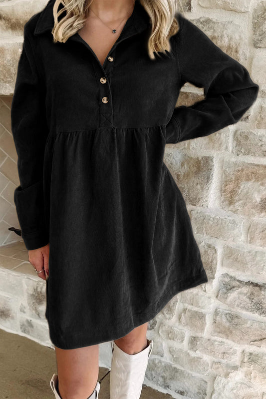 Corduroy Mini Dress RTS