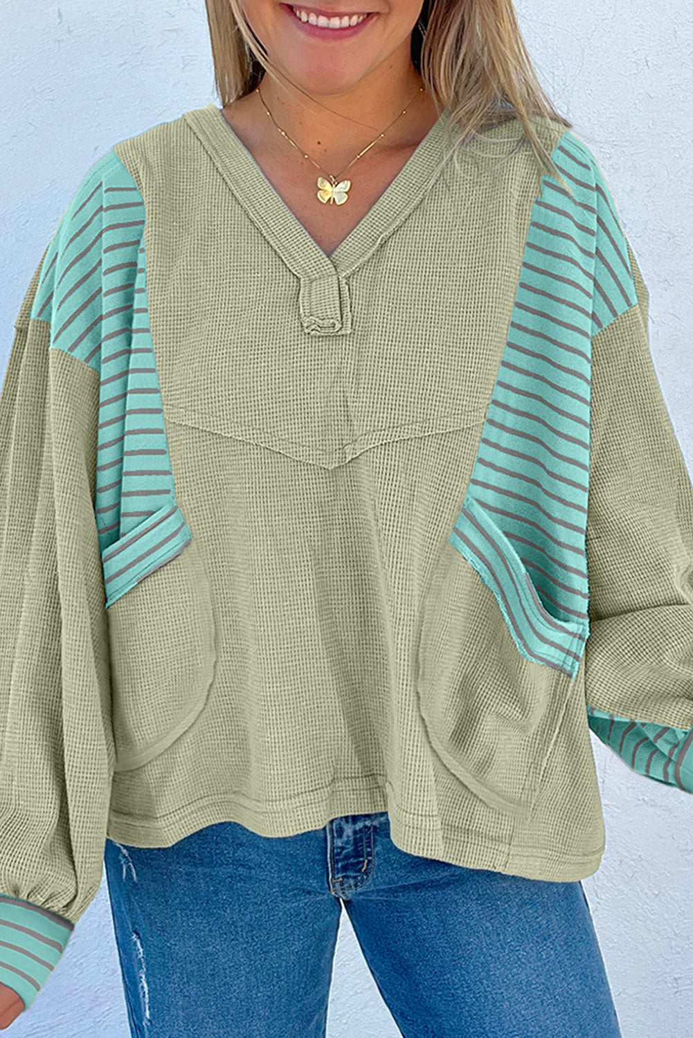 Waffle Baggy Pullover FB