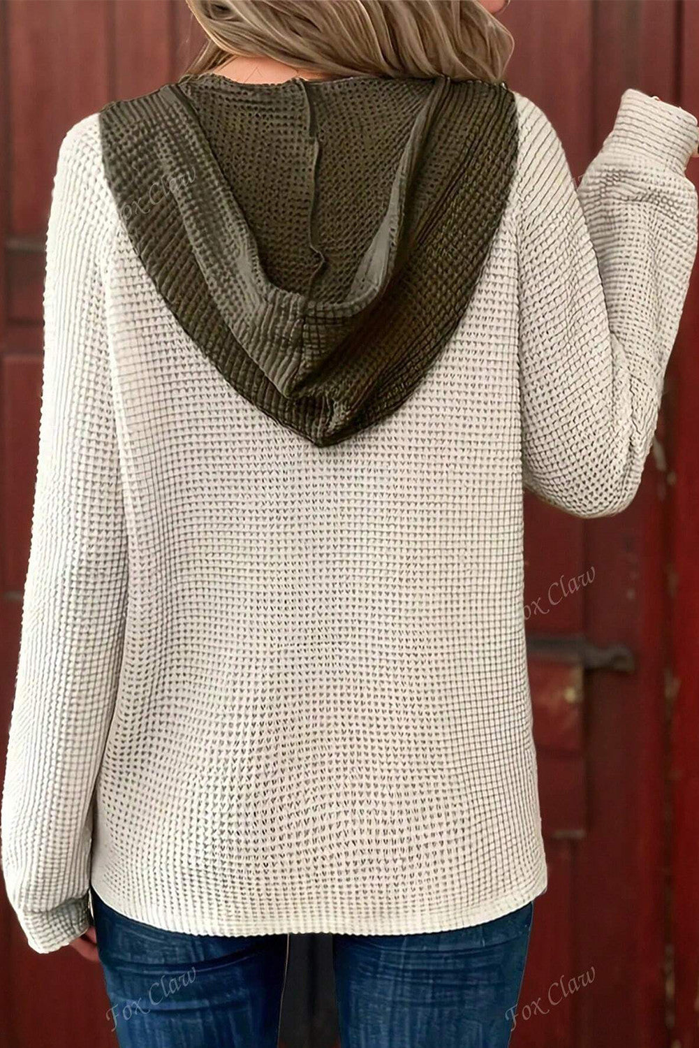 Waffle Buttoned Top LT