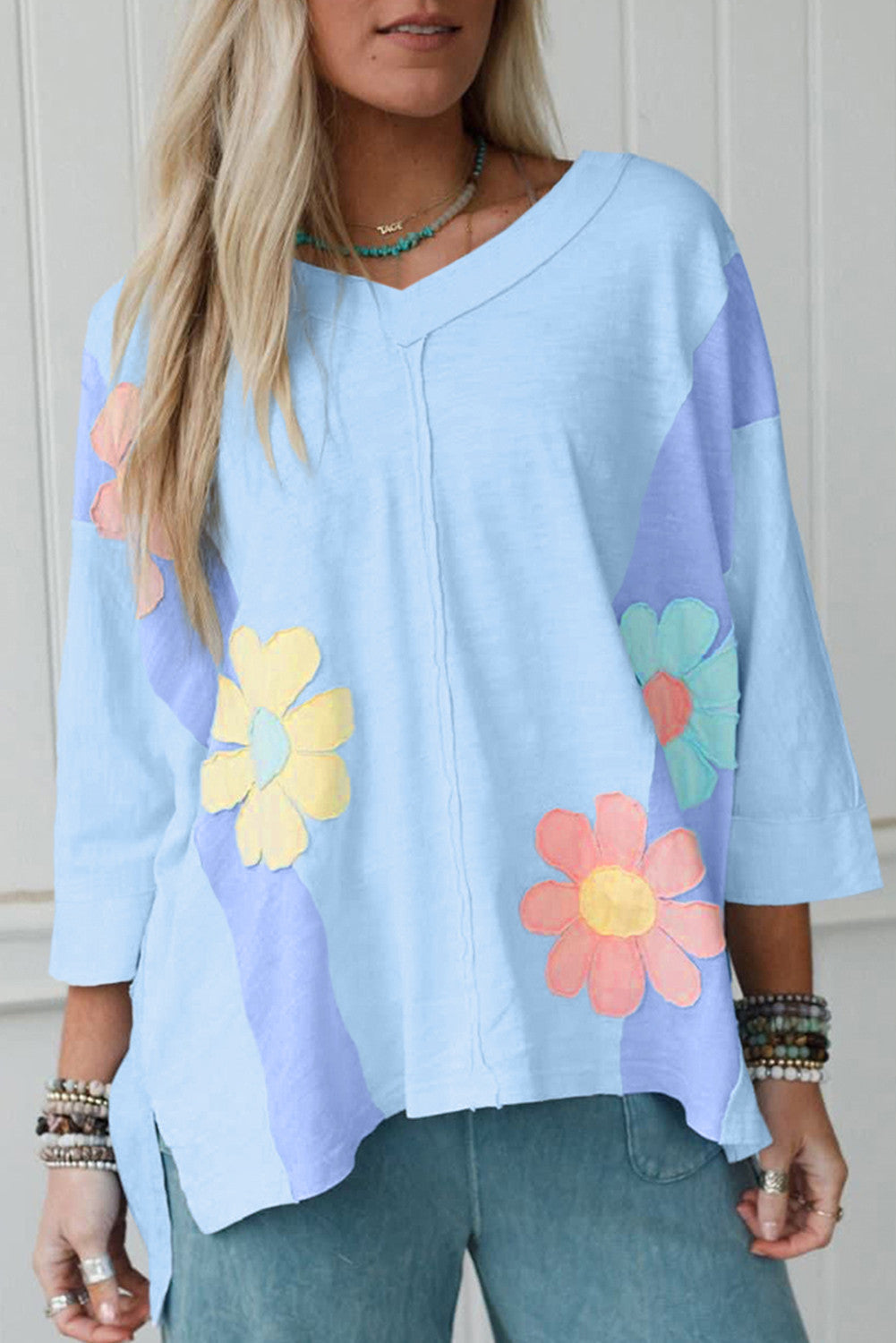 Flower Patch Oversized Top